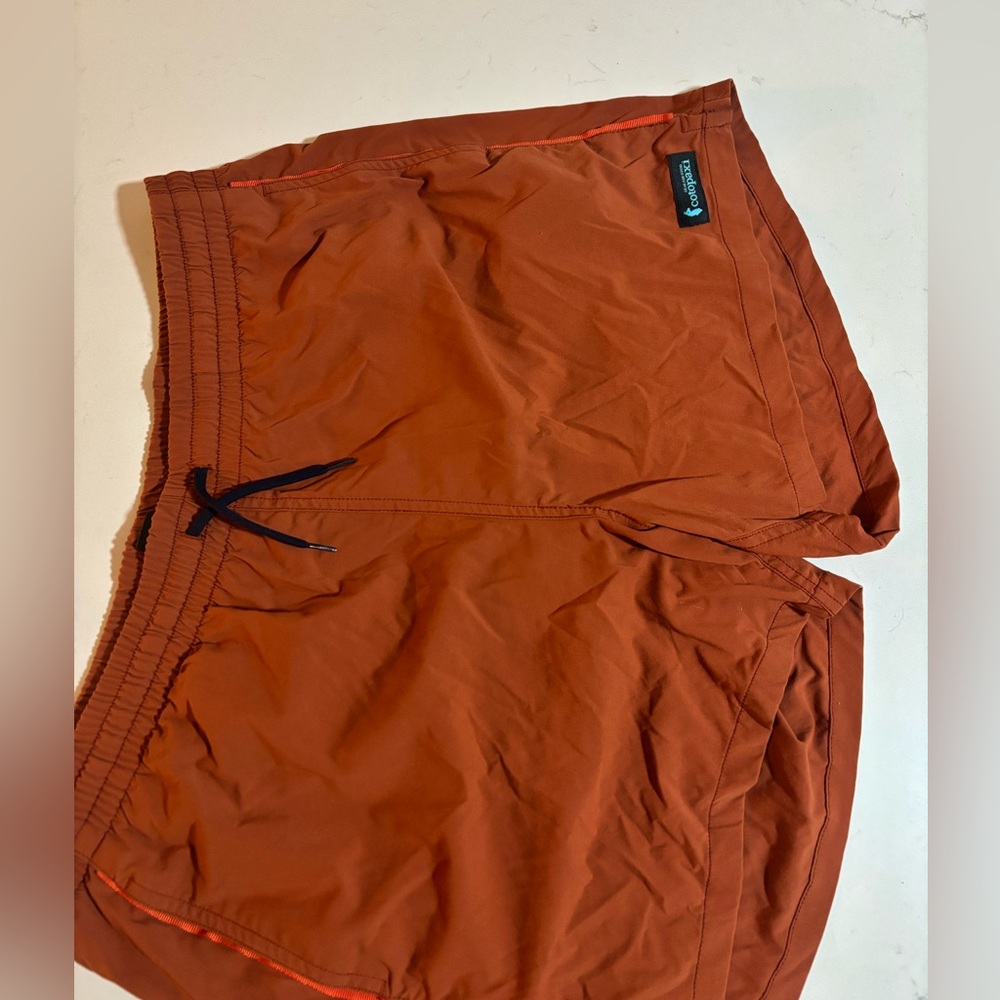 Cotopaxi Men's Swim Shorts in Rust Orange